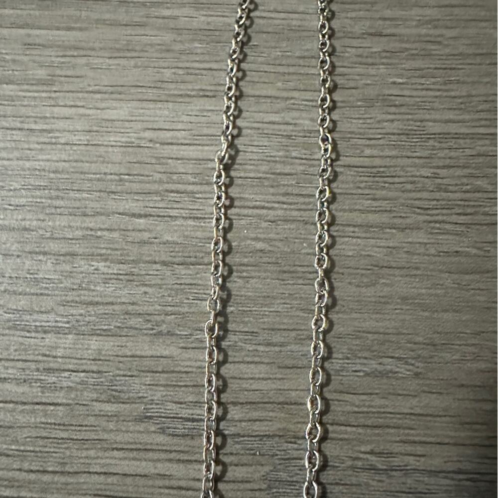 Silver Toned Chain Pendant "Best Friends Are The Sisters We Choose" Necklace - Picture 6 of 6